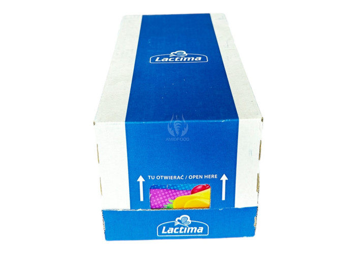 Сир плавлений Lactima Чеддер скибочками, 1300г